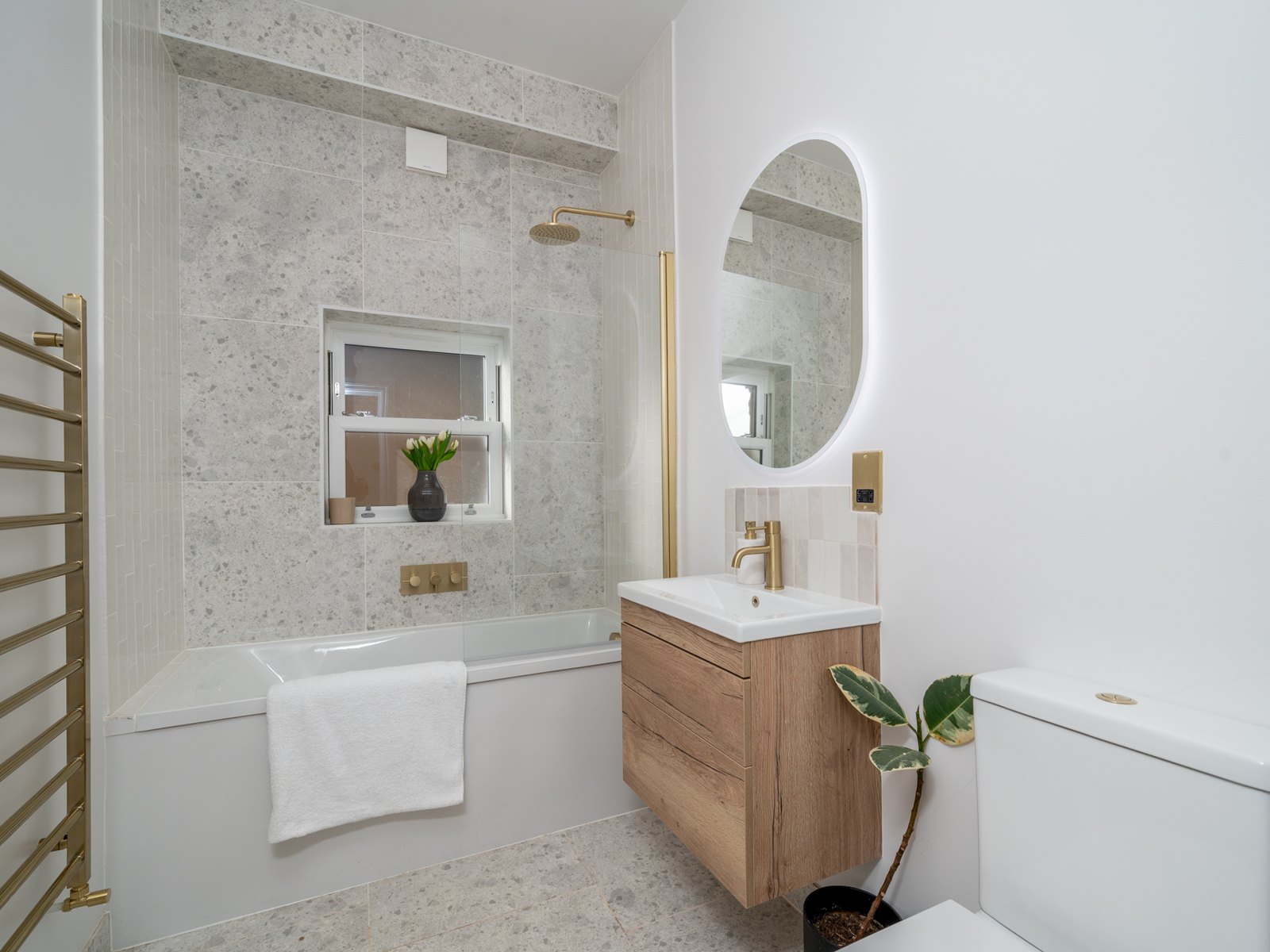 Finished. The bathroom.