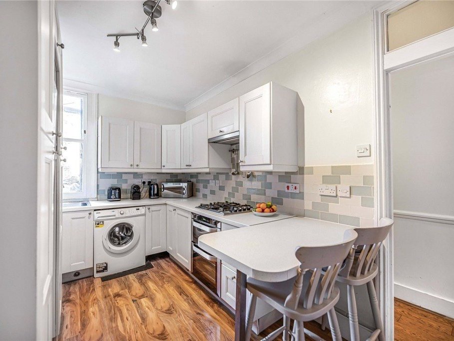 Before. The old kitchen.