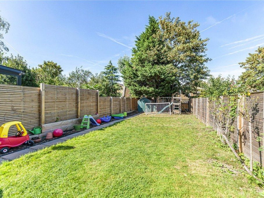 Before. The garden the extension would face.